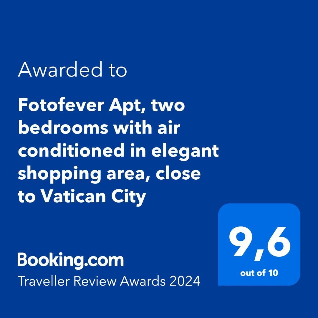 Fotofever Apt, Two Bedrooms With Air Conditioned In Elegant Shopping Area, Close To Vatican City Рим Екстер'єр фото